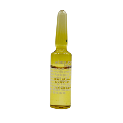 VITAMINA C ACIDO ASCORBICO 500MG AMP I.M/I.V 5ML X 1 (BLUE MEDICAL)